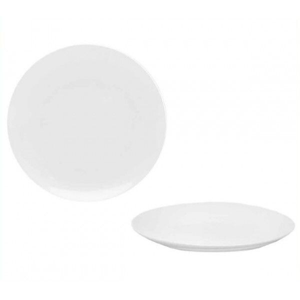 ASSIETTE BLANCHE K CALOTTE TABLE 24.5 CM REF 30258