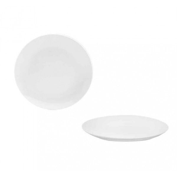 ASSIETTE BLANCHE 20.5 CM  CALOTTE DESSERT REF 30272
