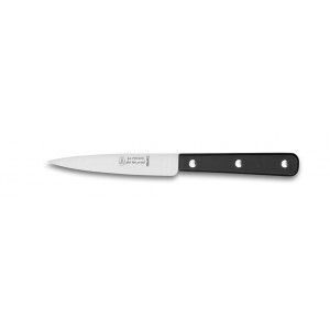 COUTEAU OFFICE  LA FOURMI ABS COULEUR NOIR LAME  INOX 1 /2 SOIE 10 CM REF 10060