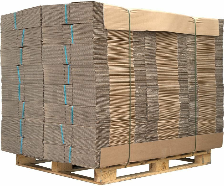 Carton  emballage SIMPLE CANELURE-DIMENSIONS AU CHOIX  1 palette