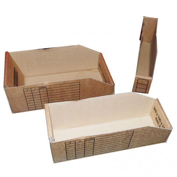 Bac à bec carton  bacs de stockage