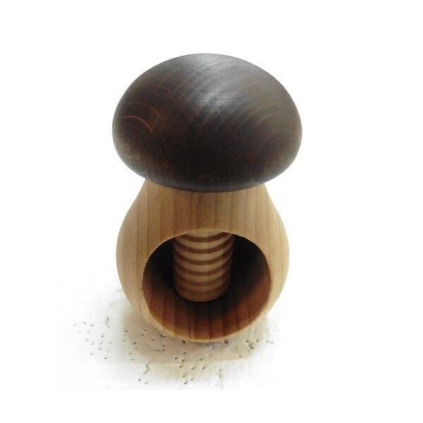 CASSE NOIX BOIS CHAMPIGNON BRUN