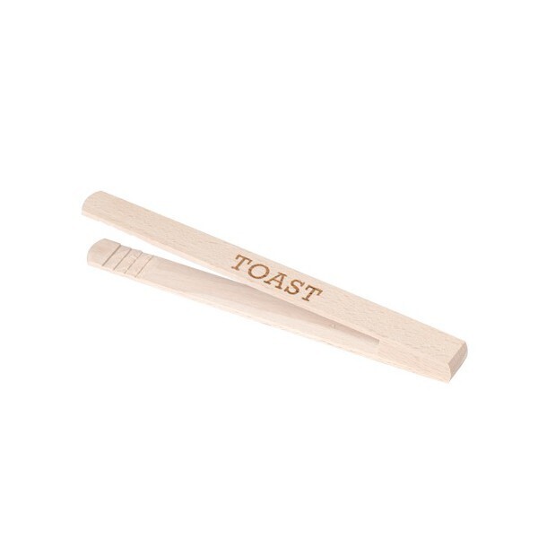 PINCE CUISINE BOIS  PINCE A TOAST INSCRIPTION TOAST