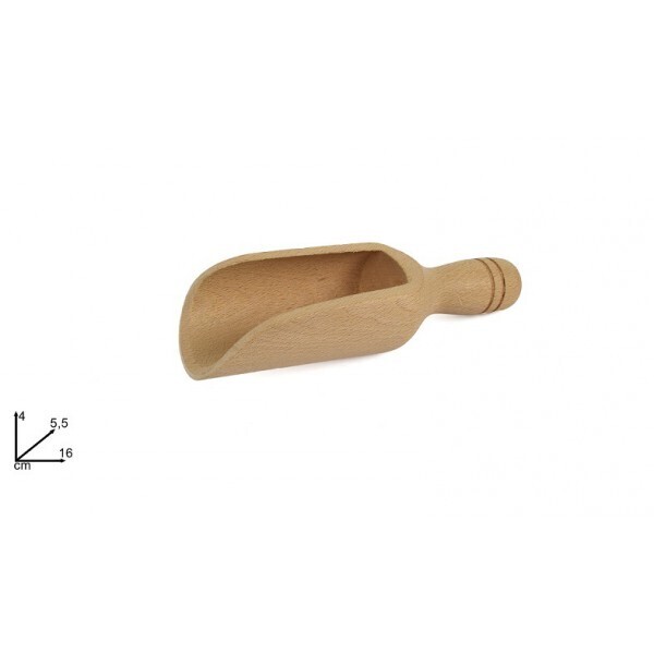 PELLE A SEL & PELLE  A EPICES  17  CM  EN BOIS DE HETRE