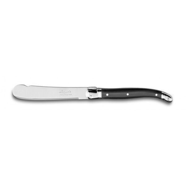 COUTEAU  TARTINEUR   LA FOURMI LAGUIOLE LAME 10 CM MANCHE NOIR REF 10552