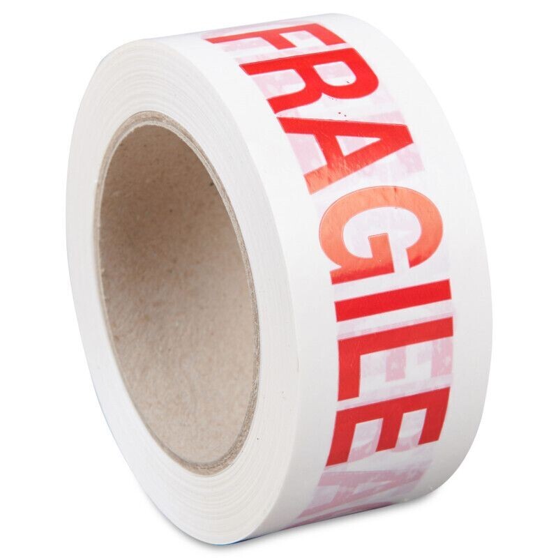 Ruban adhésif "FRAGILE   "polypropylène acrylique silencieux imprimé Ruban adhesif fragile