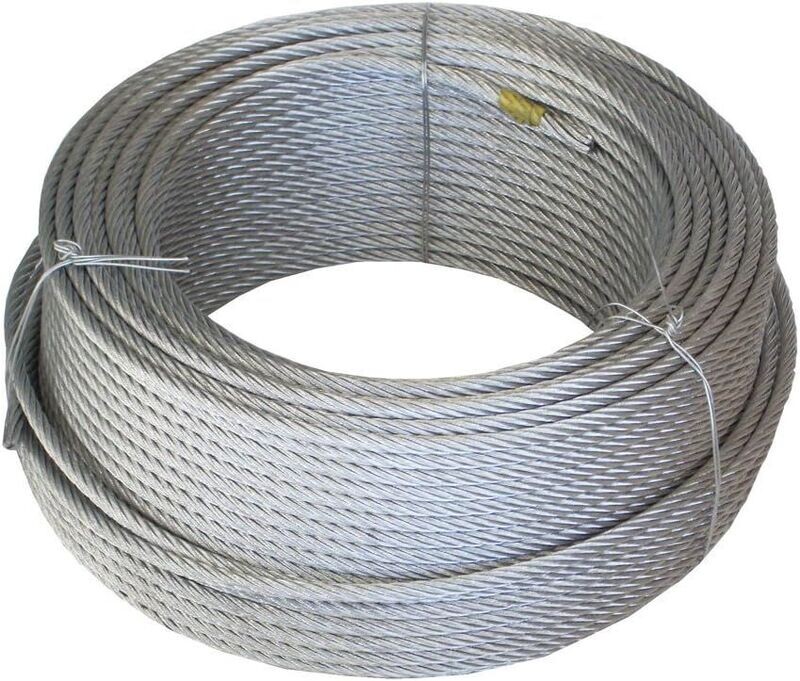 Câble Ø   1.5 mm  acier galvanisé 7x7 CABBLE DIAMETRE 1.5 MM