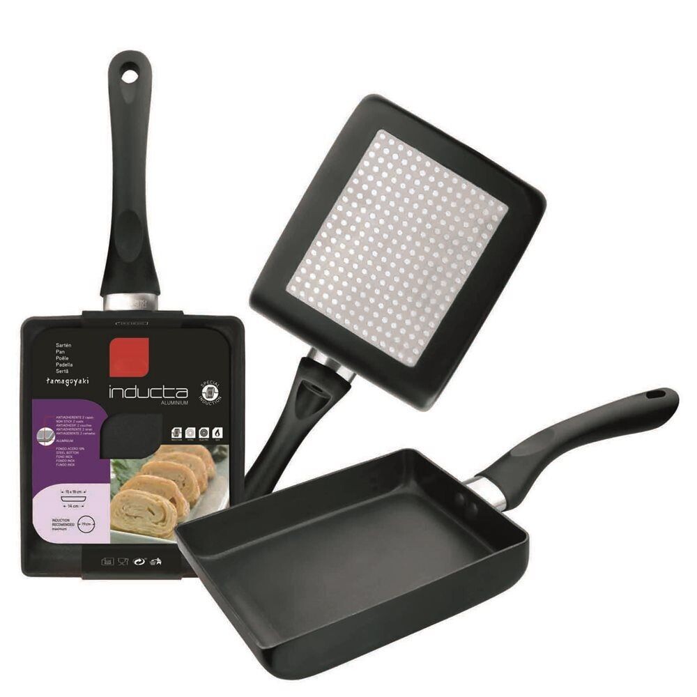 Poêle à omelette japonaise rectangulaire Tamagoyaki antiadhésive induction
