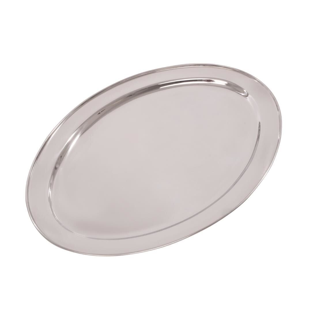 PLAT A SERVIR 21 CM INOX LUXE OVALE