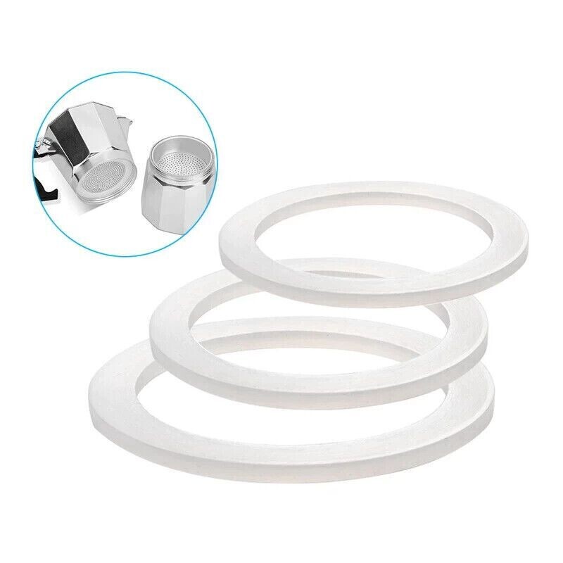 Joint pour cafetière Italienne 6 tasses, LOT DE 4 joints pour cafetière 6 tasses