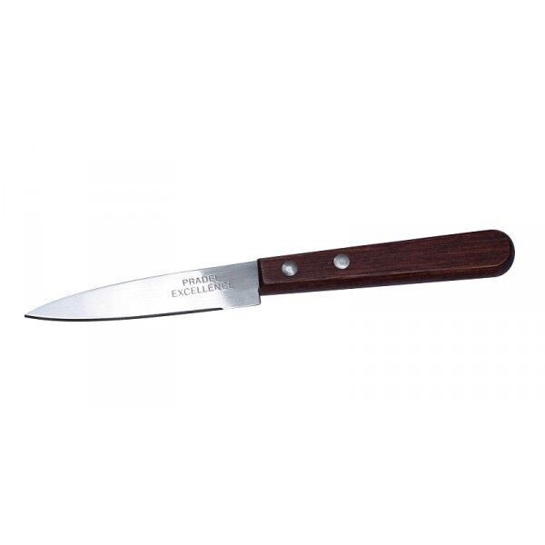 Couteau d office PRADEL manche bois lame lisse