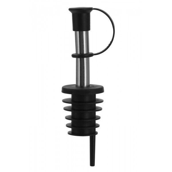 VERSEUR BOUCHON NOIR INOX VERSEUR LONG + VERSEUR