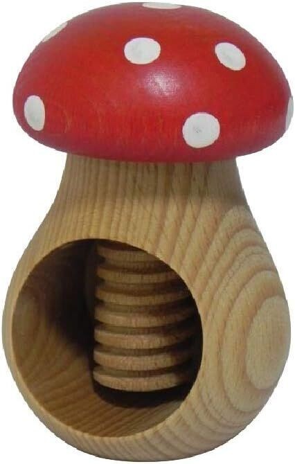 CASSE NOIX BOIS CHAMPIGNON ROUGE