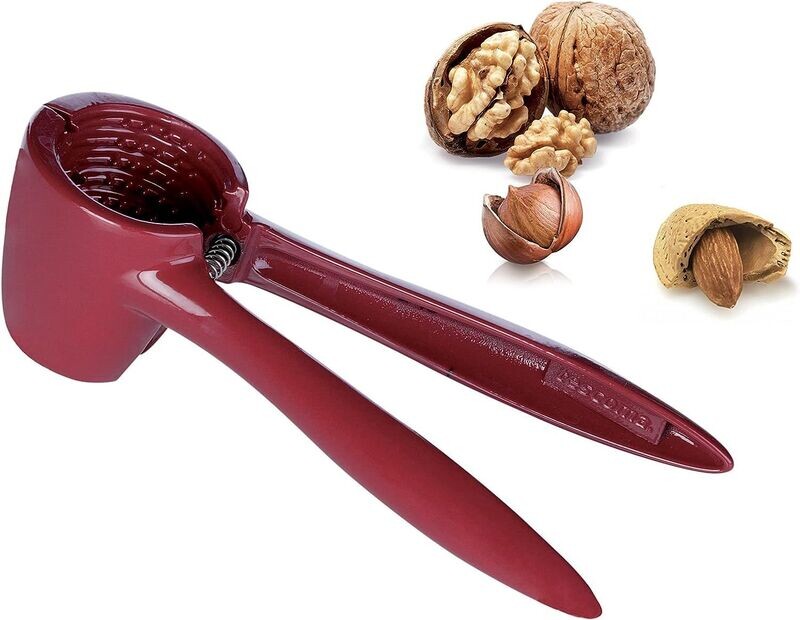 Casse noix universel OUVRE BOUTEILLE  en aluminium couleur  rouge ou gris ou  noir