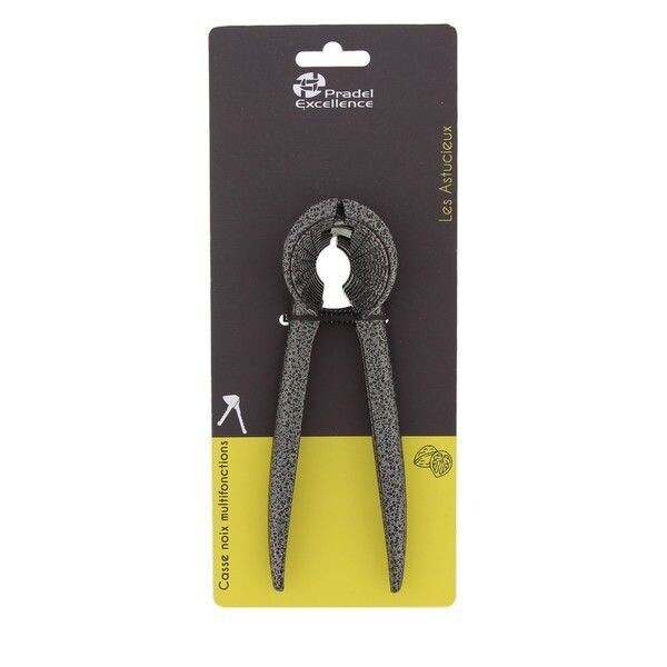 Casse noix universel OUVRE BOUTEILLE Pradel EXCELLENCE en metal   Gris