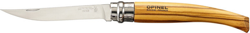 OPINEL Couteau EFFILE N°12 manche en bois D'OLIVIER + GAINE