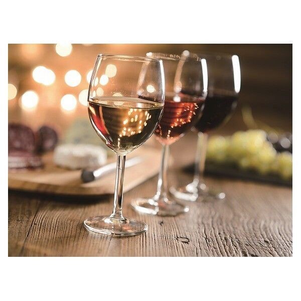 Planche a decouper 40x 30 cm  en verre motif VERRE A VIN