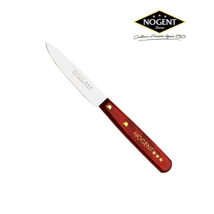 COUTEAU D OFFICE MANCHE BOIS classic  LAME LISSE 9 CM NOGENT