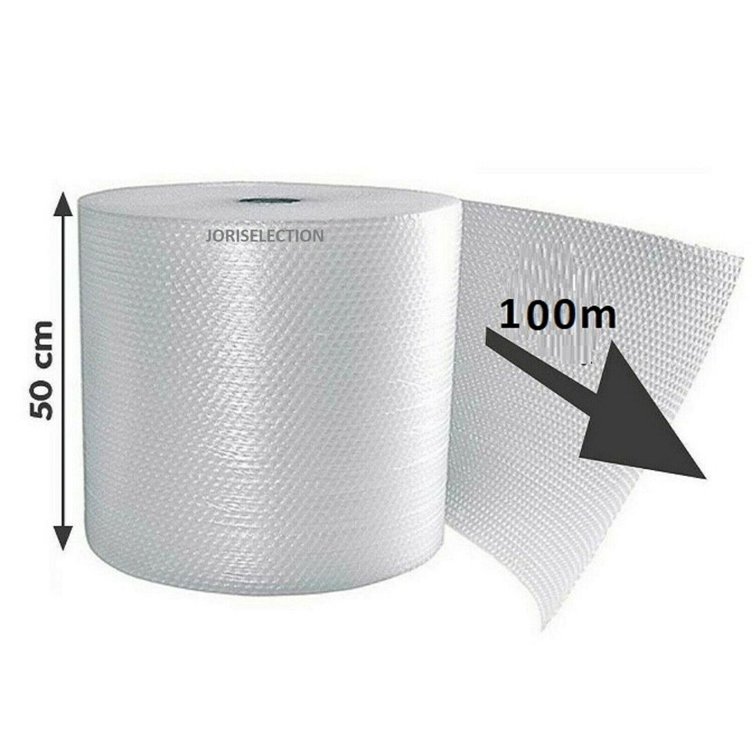 ROULEAU DE FILM A BULLE D'AIR - 50 CM x 100 METRES IDÉAL POUR LA PROTECTION - LIVRAISON MONDIAL RELAY- GRATUITE