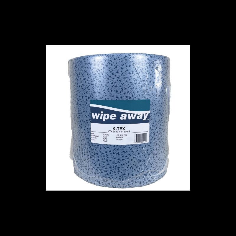 K-tex pied de coq bleu 38x32 - KTX3832P01500B - rouleau de 500 feuilles/ film