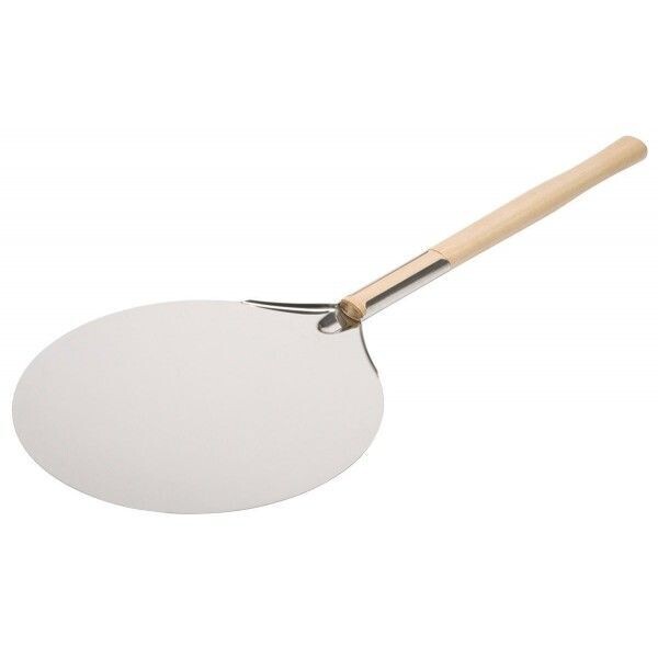 PELLE A PIZZA INOX MANCHE BOIS  25 X 62 CM REF 0306