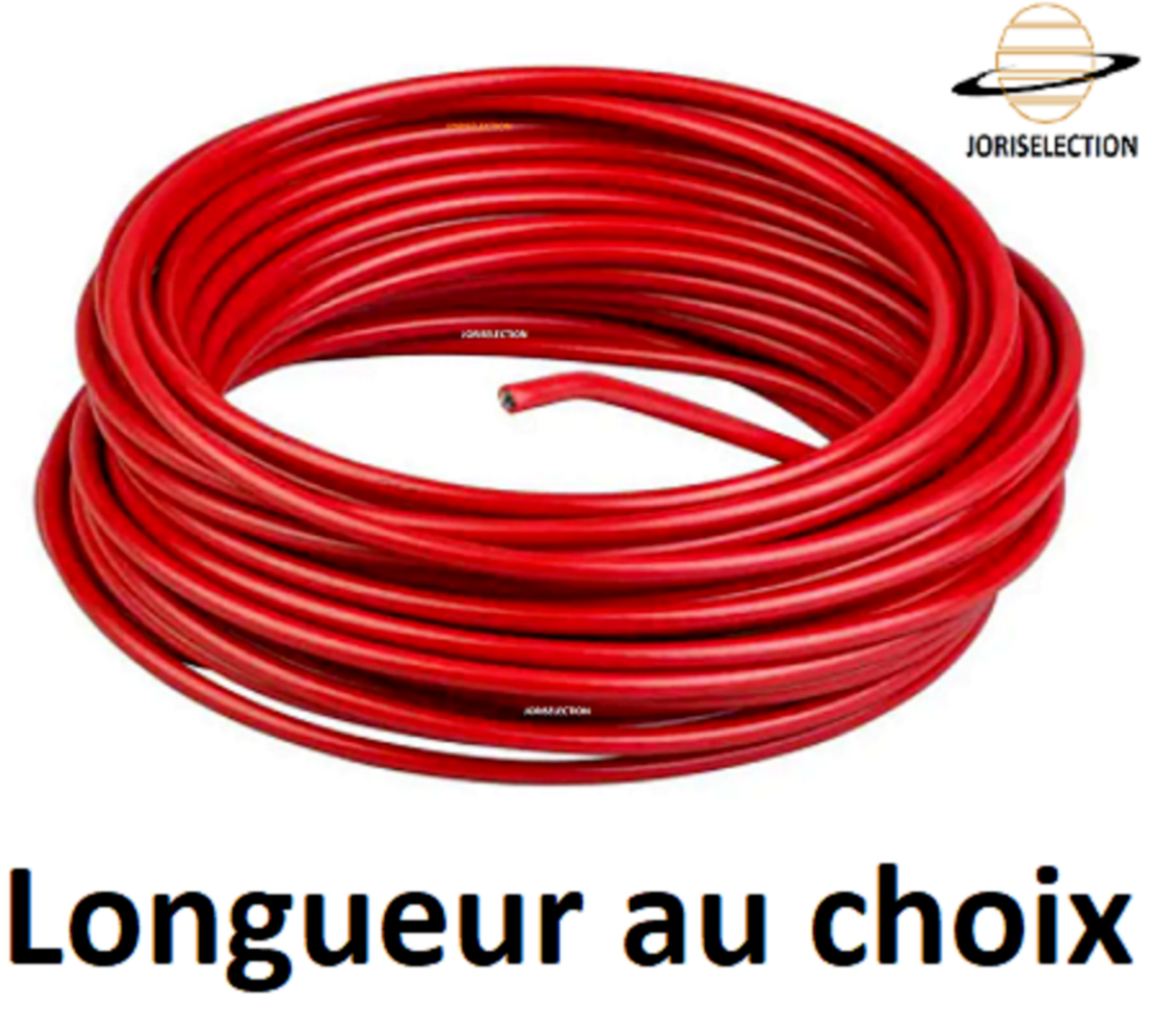 Câble d'arrêt d'urgence Ø 4 mm galvanisé rouge -  PRIX AU METRE -DECOUPE A LA DEMANDE -