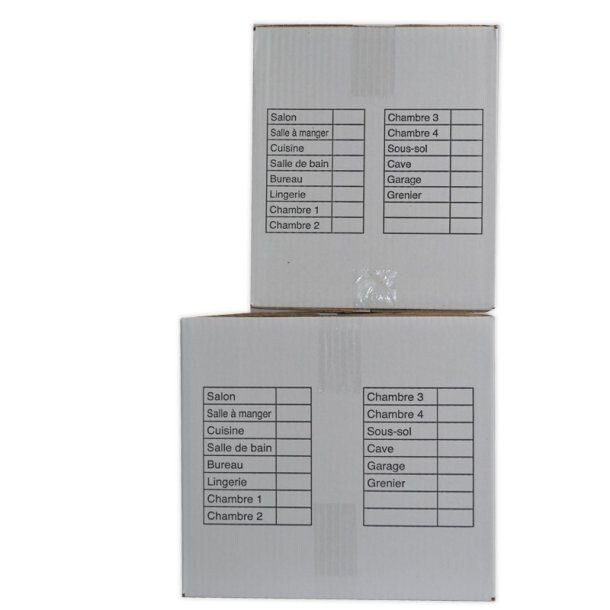 Caisse carton déménagement  354 x 280 x 308 mm   Lot de 10   LIVRES