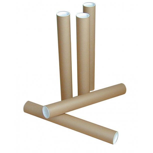 LOT DE 50 Tube carton avec bouchon    
 Ø 640 mm