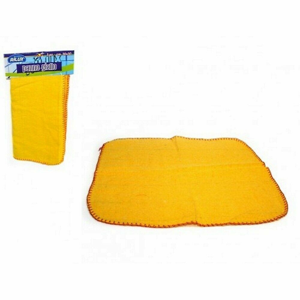 SET 3 CHAMOISINE CHIFFON SPECIAL CUIR METAL POLIT FAIT BRILLER 30 X 30 CM MENAGE