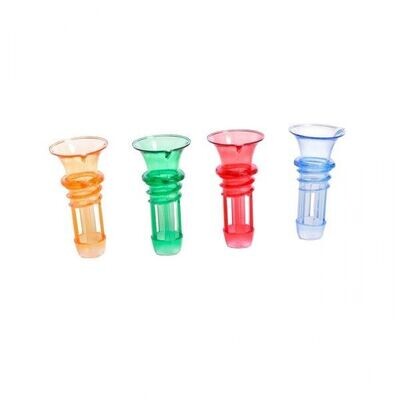 PRESSE FRUITS A VISSER PLASTIQUE COULEUR ASSORTI  LOT DE 4