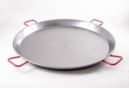 Poêle a  paella acier poli 100 cm / 80 Pers / Garcima  plat a paella