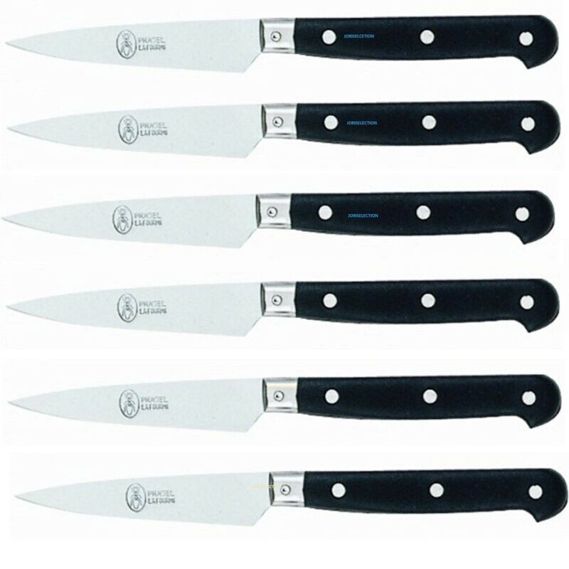 COUTEAU  OFFICE  LA FOURMI Manche . POLYPRO NOIR Lame 8 CM   avec MITRE  LOT DE 6