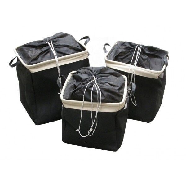 PANIER A LINGE  PANIER REF 8701160 TISSU LOT DE  3