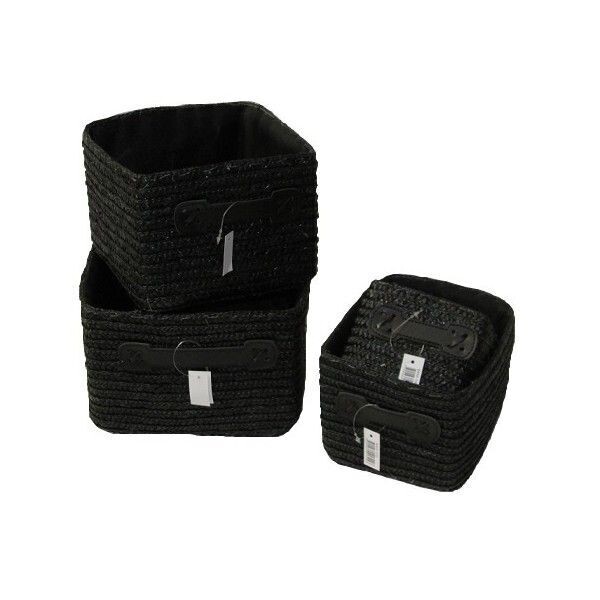 PANIER  EN  PAILLE REF 8402103 PANIER  - lot de 4 pieces
