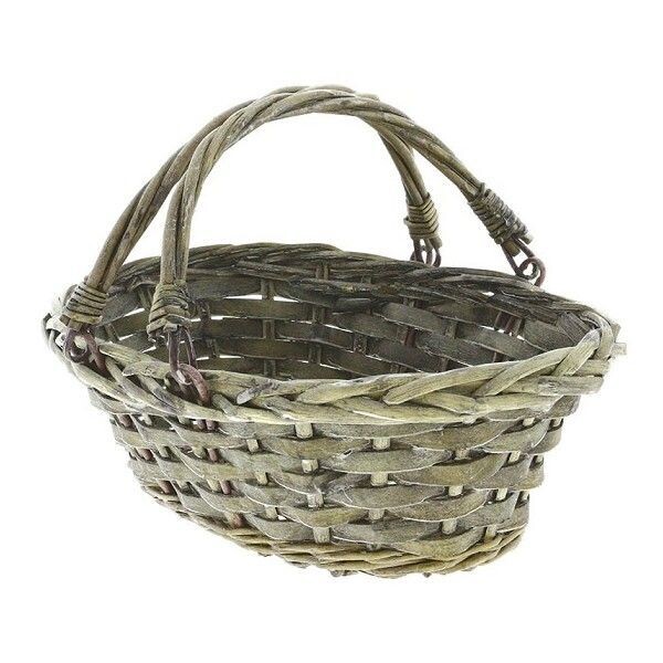 PANIER  MJADIS TROTTEUR GRIS 36 X 25 X 15  CM  PANIER GARNI