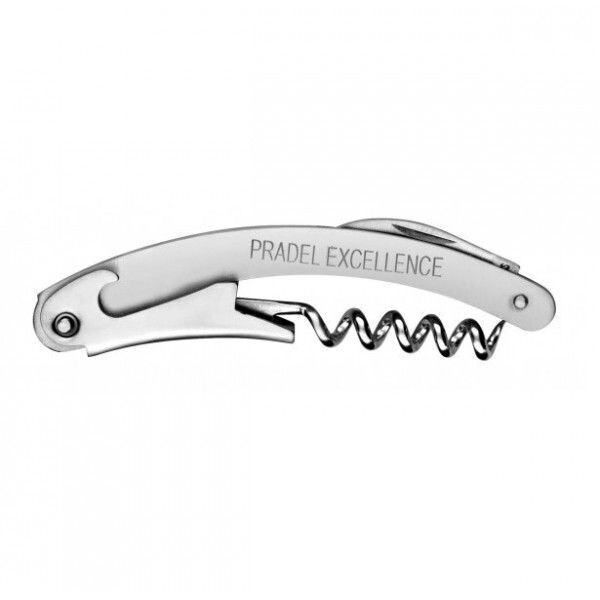 TIRE BOUCHON SOMMELIER TOUT INOX SATINE COURBE PRADEL EXCELLENCE