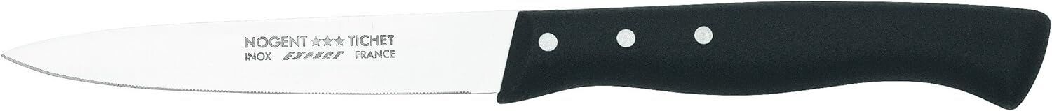 Couteau d’office 8 cm – Lame Affidenté®- Noir – Expert – Nogent CODE 3022