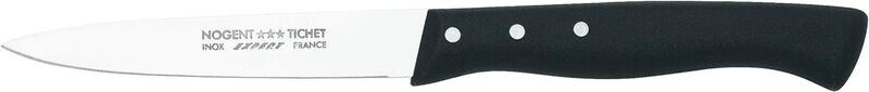 Couteau d’office 8 cm – Lame Affidenté®- Noir – Expert – Nogent CODE 3022