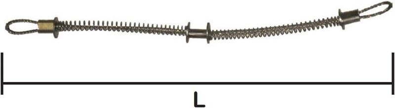 Elingue câble anti-fouet Longueur L 450mm