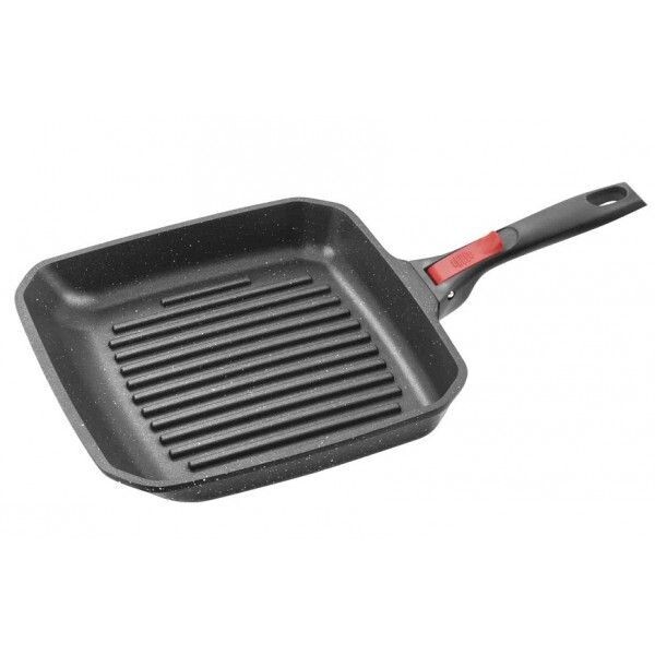 GRILL  32 cm façon pierre, tous feux + + 2 POIGNÉES Induction - Pradel Excellence - Volna