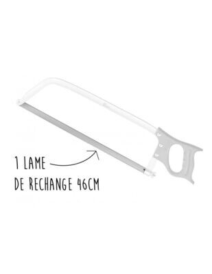 Lame de rechange pour scie de boucher Pradel 46cm inox