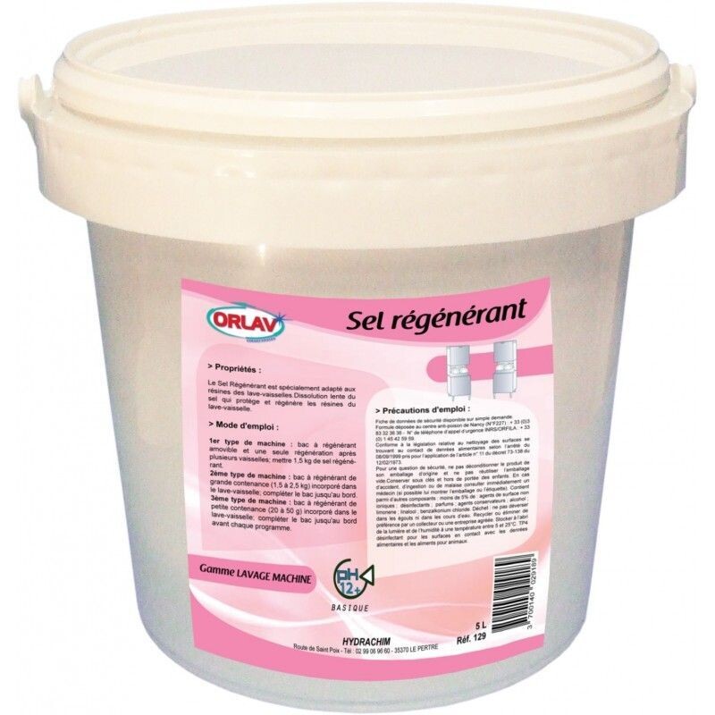 Sel régénérant SENET - seau de 10kg