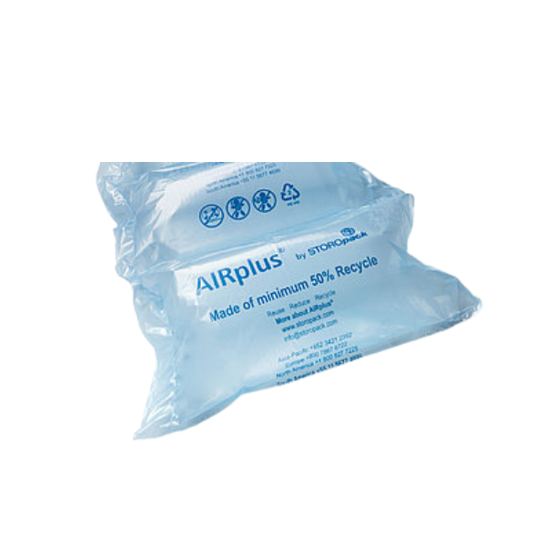 Coussins d'air AIRplus       200 mm  x  120 mm             - 9300 coussins -  ( film pour machine AIRplus ) Bobine de  1125 mètres  -calage colis