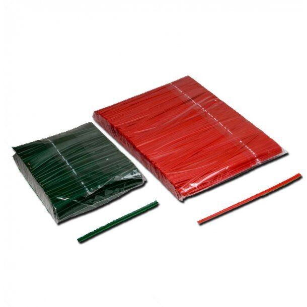 Liens plastique armé Twistband  200 mm  X  3,5 mm	Vert -  1000 PIECES