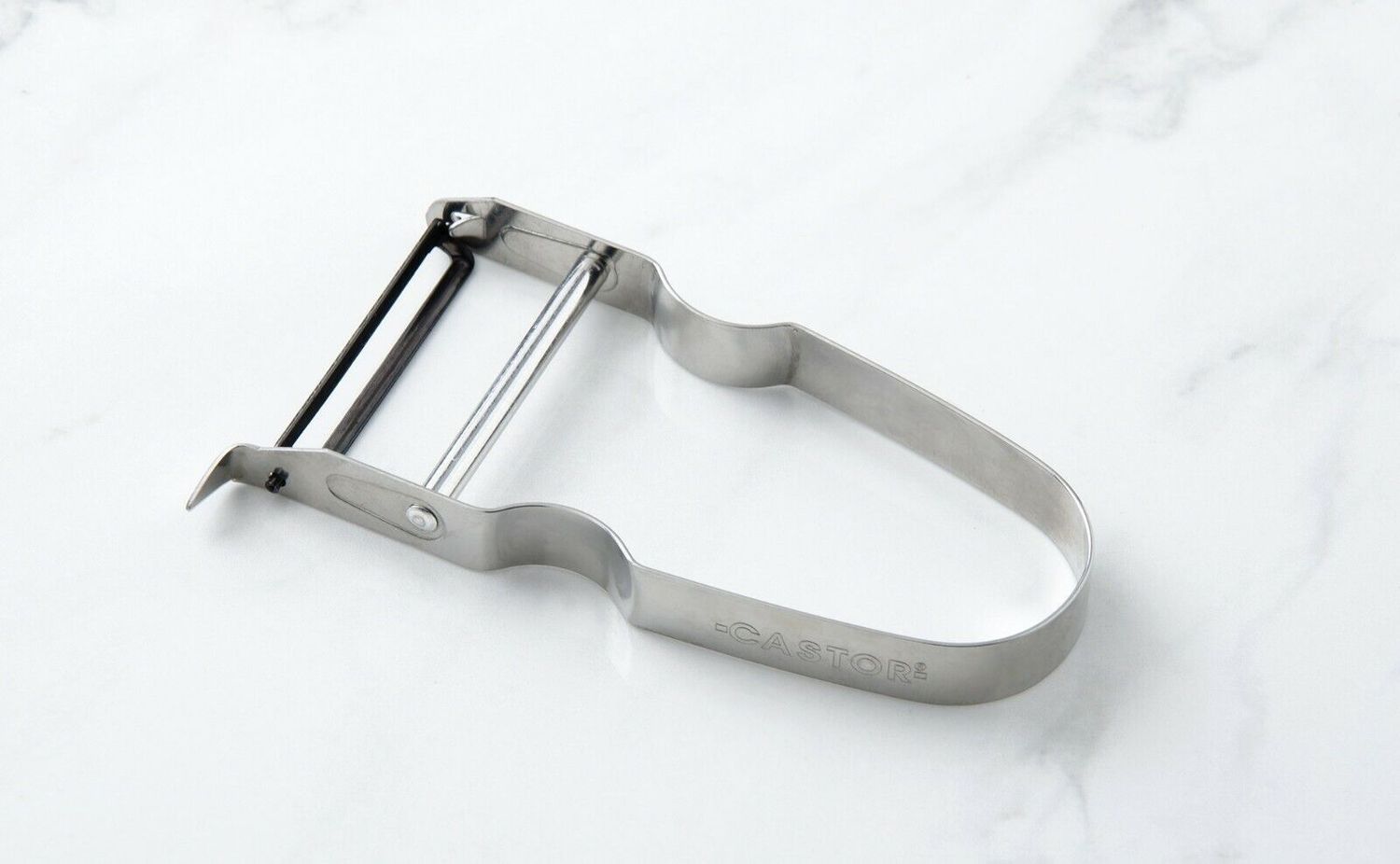 Eplucheur castor, Econome en inox PRODUIT FRANCAIS , Epluche légume "CASTOR"