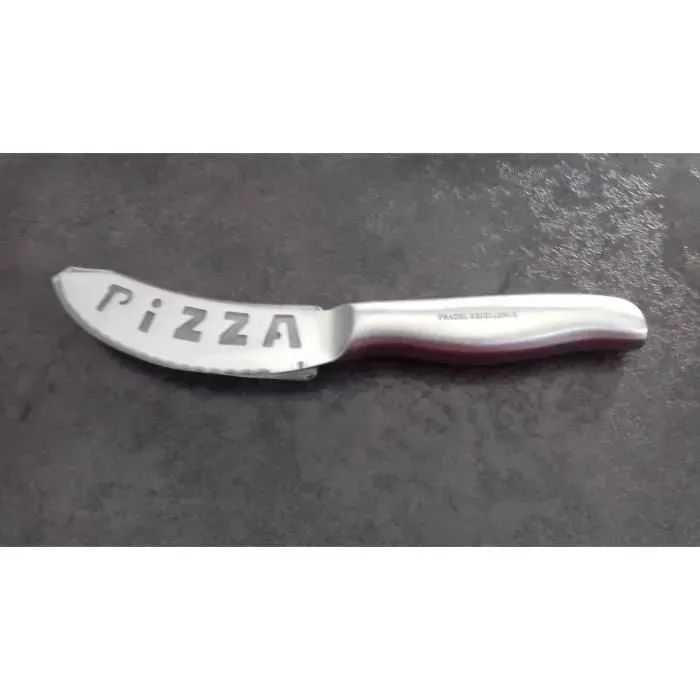COUTEAU A PIZZA LAME INOX TREMPE USTENSILE CUISINE