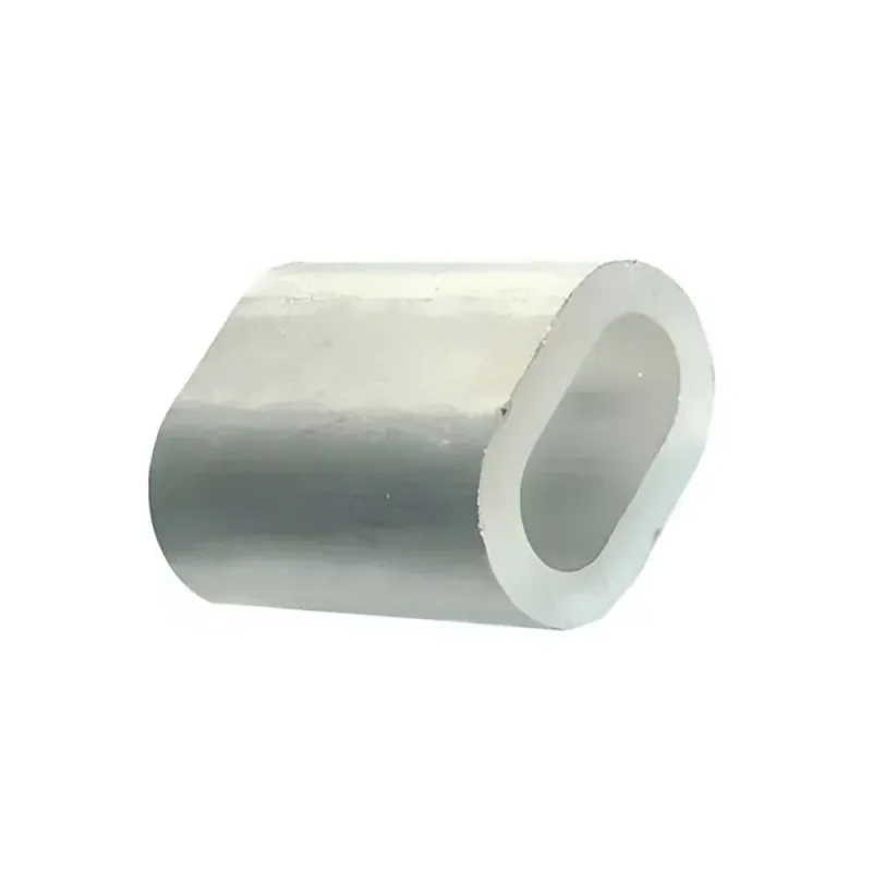 Manchon ALLUMINIUM pour câble inox  AU CHOIX  Ø 8/10/12/14/16/18/20/22/24/26/28 ou 30 mm