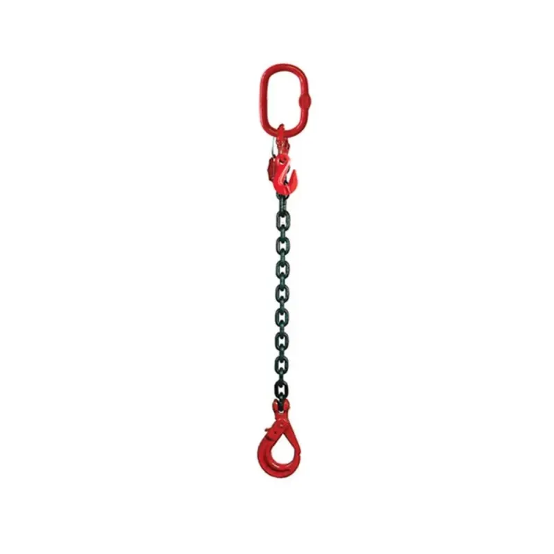 Elingue chaîne de levage de Ø 6 à Ø 32 mm + crochet automatique avec raccourcisseur ref A104