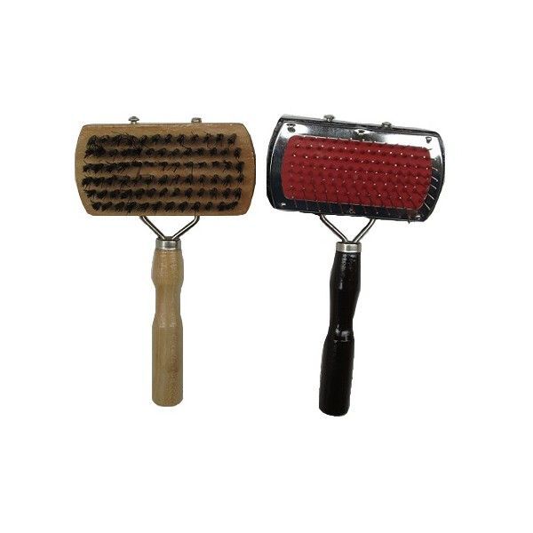 BROSSE CHIEN  COLORIS BOIS CLAIR OU FONCE LA PIECE   VENDU PAR 12
