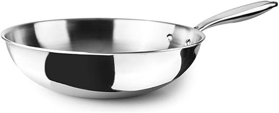 Wok  inox PROFESSIONELLE  18/10 INDUCTION  30 CM REF 76033